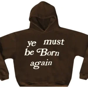 Cactus Plant Flea Market Born Again Hooded Sweatshirt Brown