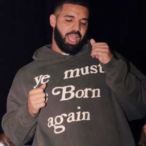 Kanye West Must be Born again Logo Hoodie