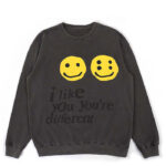 Kanye West I Like You You’re different Graffiti Face Sweatshirt
