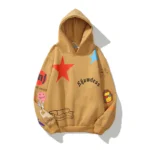 Kids See Ghosts Smiley Flame Hoodie