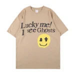 Lucky Me I See Ghost Smiley Tshirt