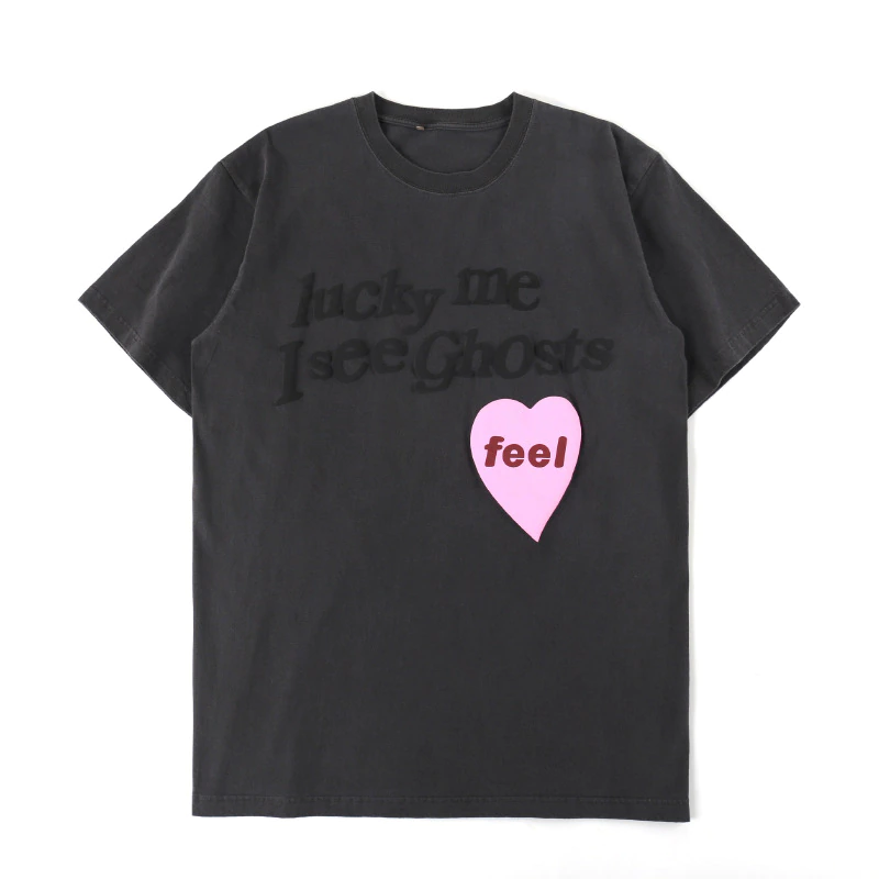 Lucky Me I see Ghosts Print Cotton T-shirt Lucky Me I see Ghosts Print Cotton T-shirt