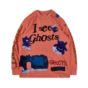 Lucky Me Kids See Ghosts Loog Sleeves T-shirt