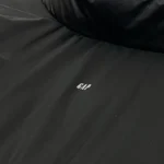 YGEBB Mock Neck Puffer Jacket In Black