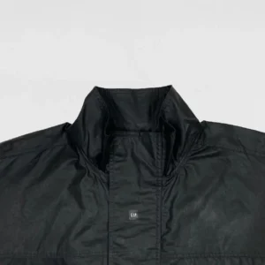 YGEBB Coated Cotton Light Parka In True Black