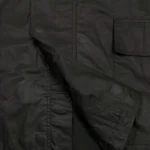 YGEBB Coated Cotton Light Parka In True Black