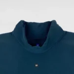 YGEBB High Neck Logo Sweater In Dark Blue
