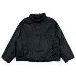YGEBB Mock Neck Puffer Jacket In Black
