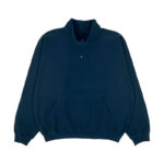 YGEBB High Neck Logo Sweater In Dark Blue