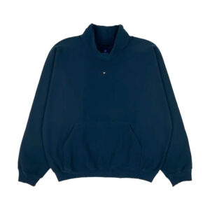 YGEBB High Neck Logo Sweater In Dark Blue