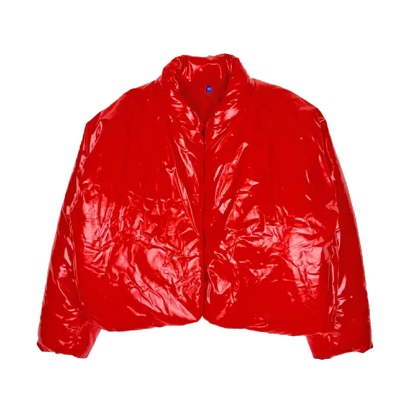 YGEBB Round Jacket In Red YGEBB Round Jacket In Red