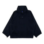 YGEBB Sateen Hooded Anorak In Black