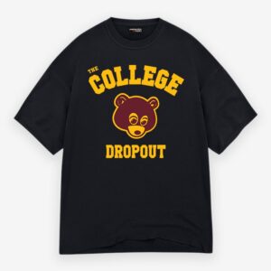 Kanye West Merch College Dropout Black T shirt