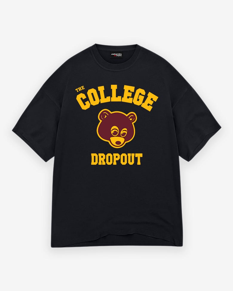 Kanye West Merch College Dropout Black T shirt Kanye West Merch College Dropout Black T shirt
