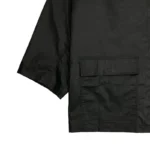 YGEBB Coated Cotton Light Parka In True Black